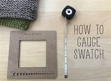 Gauge Swatch with Confidence