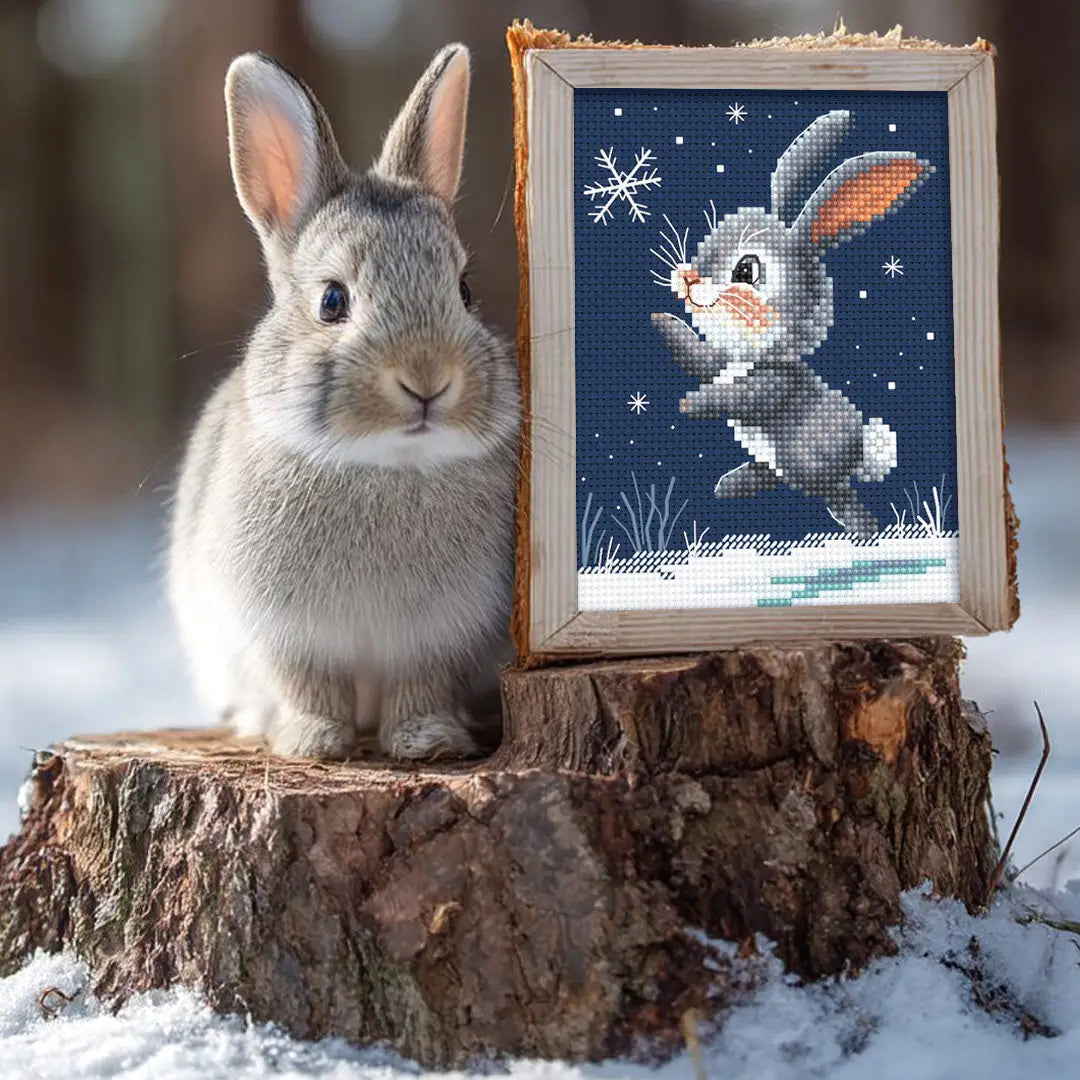 RTO Cross Stitch Kit Christmas Bunny