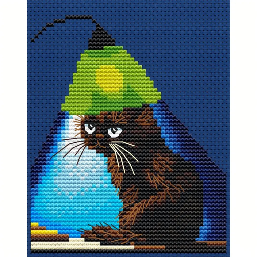 RTO Cross Stitch Kit Why am I Black