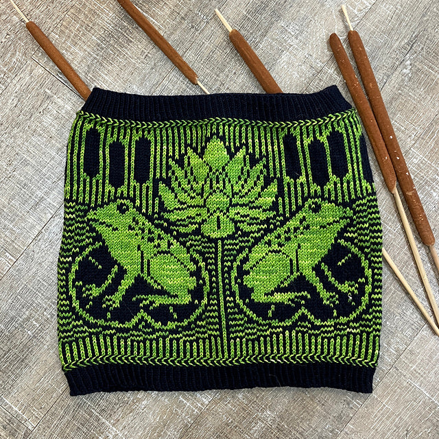 Why Crawl When You Can Hop  Kit (Berroco vintage sock) with pattern