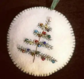 Embroidery Felt Holiday Ornaments