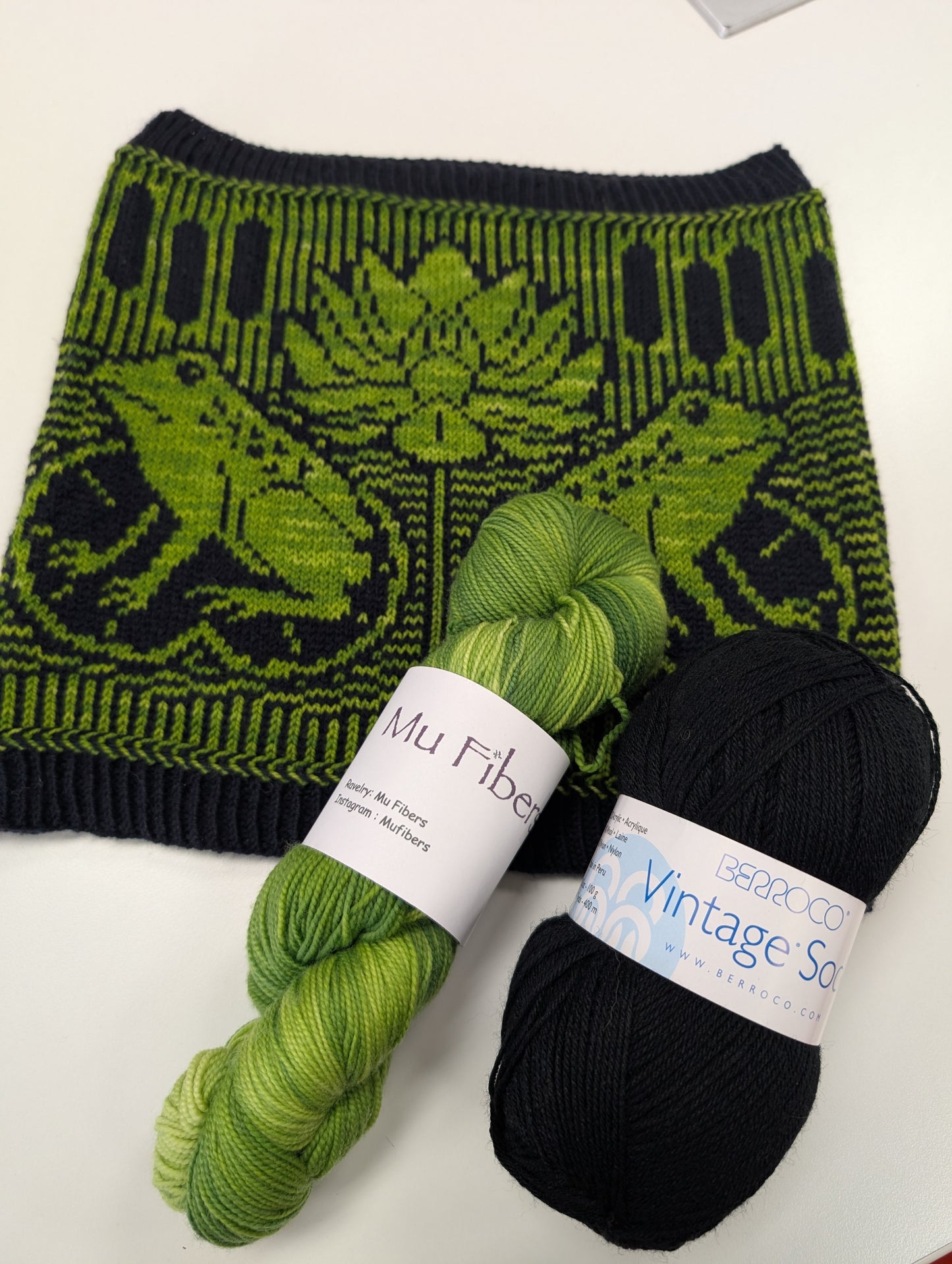 Why Crawl When You Can Hop ( Mu Fibers ) kit with pattern
