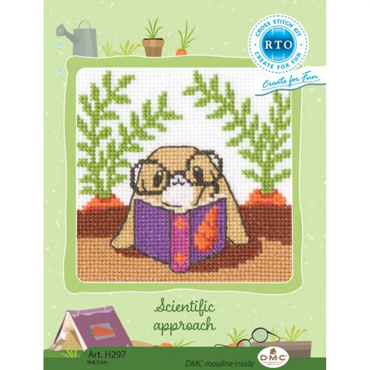 RTO Cross Stitch Kit Bunny Scientist